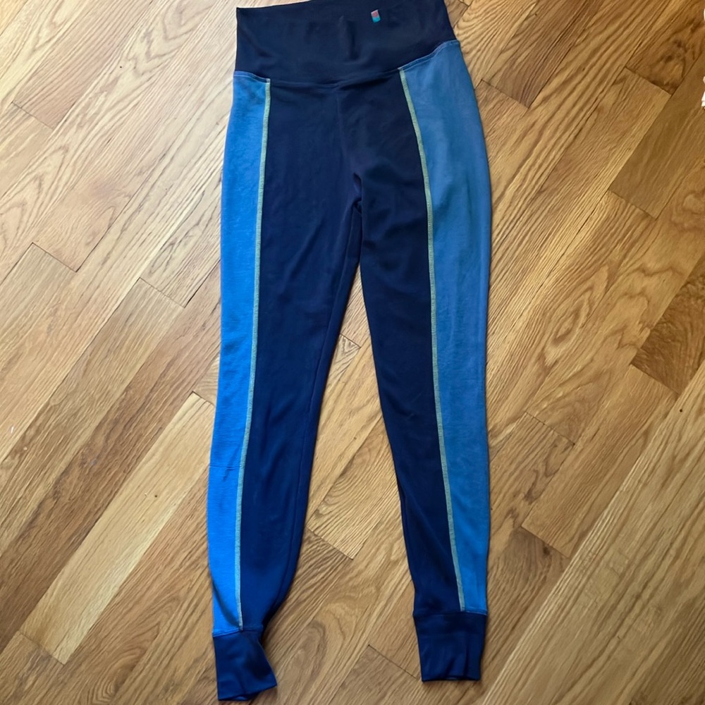 Without Walls Navy Blue Knit Climbing pants